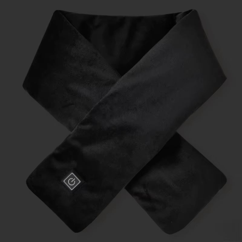 HeatWrap™ USB Heating Scarf – 3 - Gear Temperature Control, Fleece Washable Electric Neck Warmer (Battery Not Included) – Winter & Camping Warmer - B Said Vibe