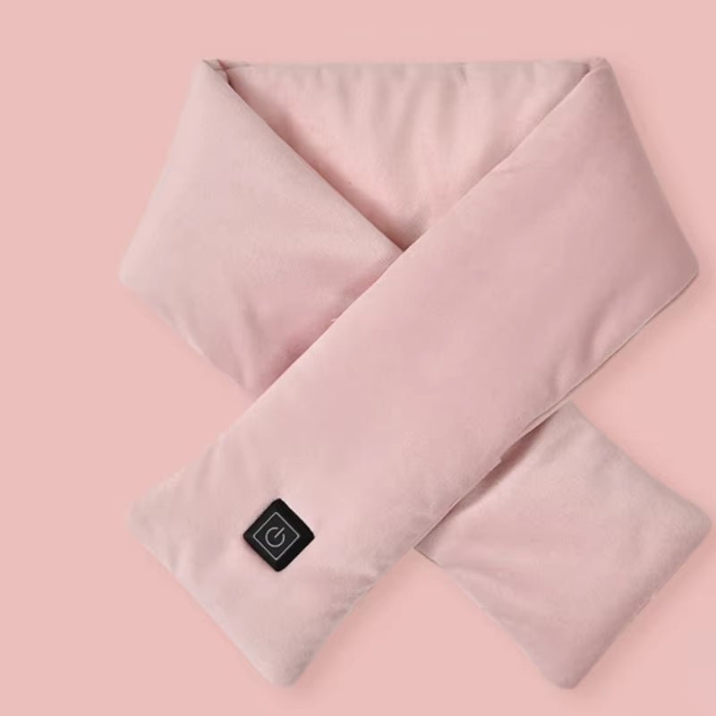 HeatWrap™ USB Heating Scarf – 3 - Gear Temperature Control, Fleece Washable Electric Neck Warmer (Battery Not Included) – Winter & Camping Warmer - B Said Vibe