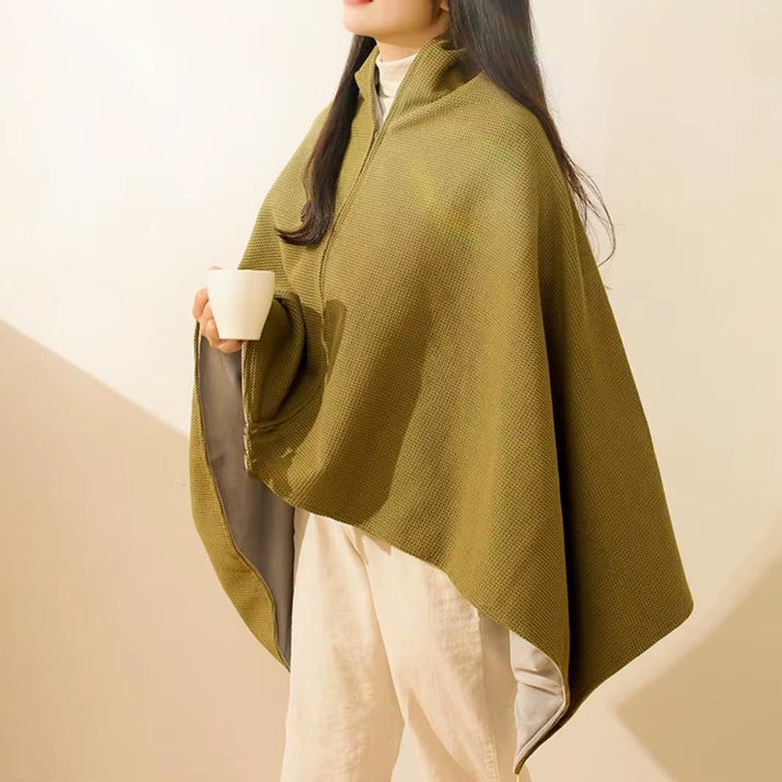 HeatCozy™ 2 - in - 1 Wireless Heating Shawl™ — USB - Powered Heating Blanket & Electric Scarf for Women - B Said Vibe