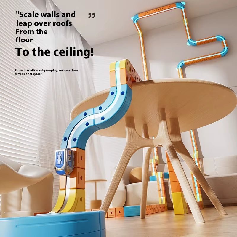 MagniRail™ STEM Montessori Train – DIY Adventure Set - B Said Vibe