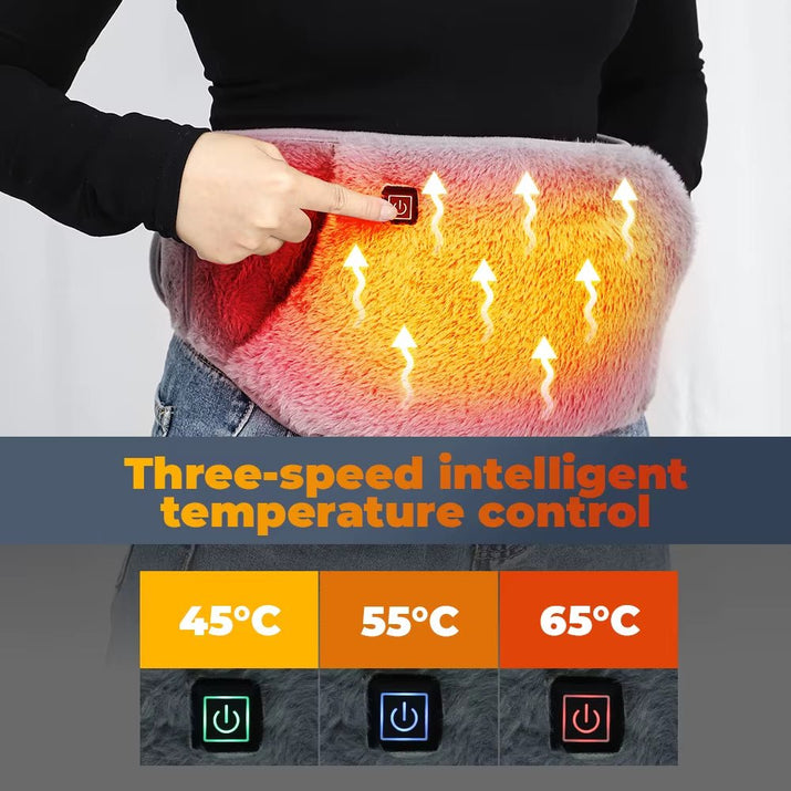 WarmEase™ USB Heating Belt™ — 3 - Level Electric Heating Pad for Hand, Waist & Abdominal Warming - B Said Vibe