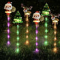 FestiveGlow™ - Moving Christmas Lights Solar & Battery LED Waterproof (6 - Pack) - B Said Vibe