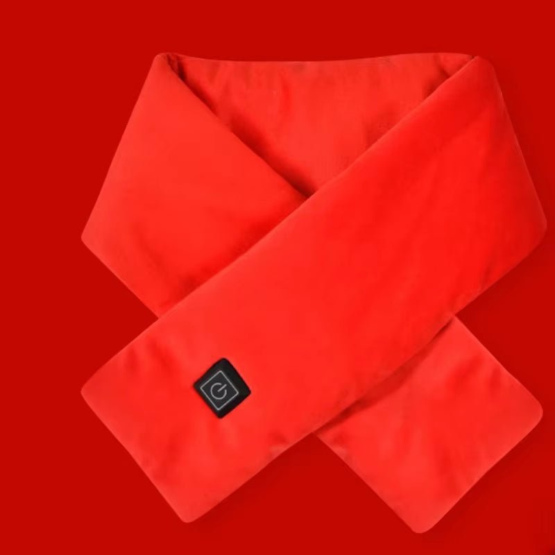 HeatWrap™ USB Heating Scarf – 3 - Gear Temperature Control, Fleece Washable Electric Neck Warmer (Battery Not Included) – Winter & Camping Warmer - B Said Vibe