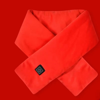 HeatWrap™ USB Heating Scarf – 3 - Gear Temperature Control, Fleece Washable Electric Neck Warmer (Battery Not Included) – Winter & Camping Warmer - B Said Vibe